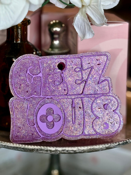 Geez Louis Purple Freshie - Scent: Cashmere Sugar