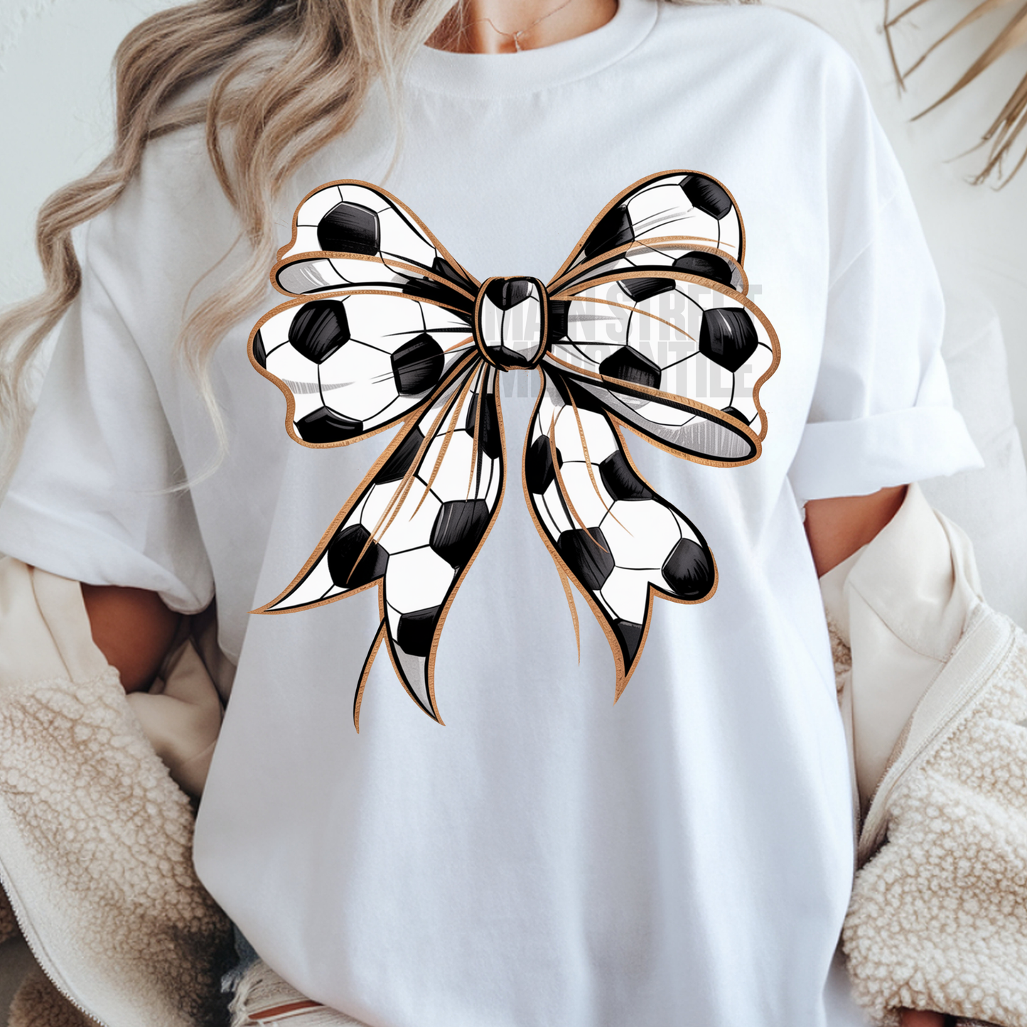 Soccer Coquette Bow