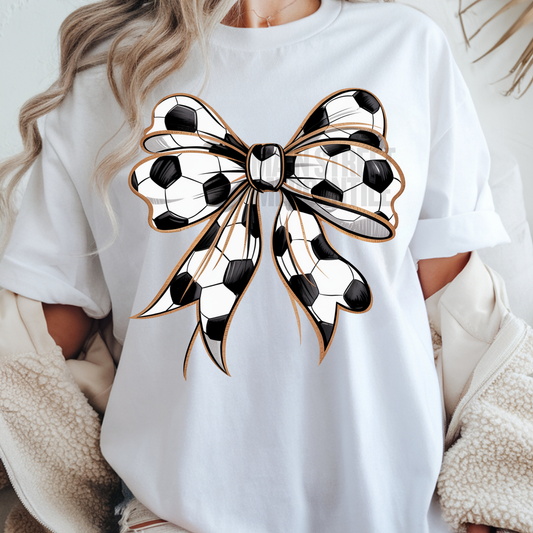 Soccer Coquette Bow