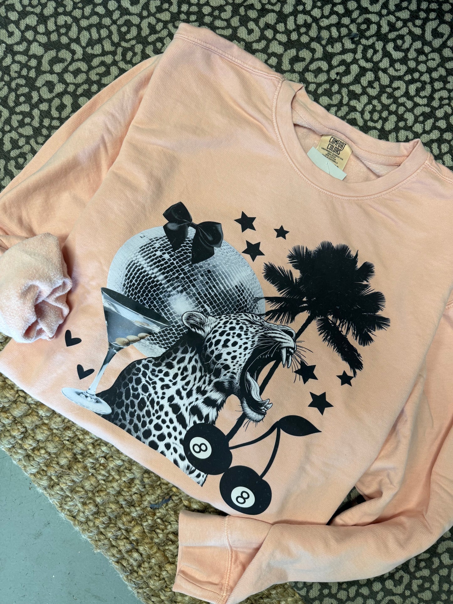 Disco Cheetah Sweatshirt