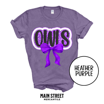 Coquette Bow Owls
