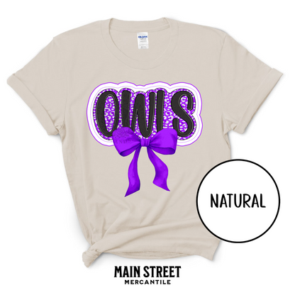 Coquette Bow Owls