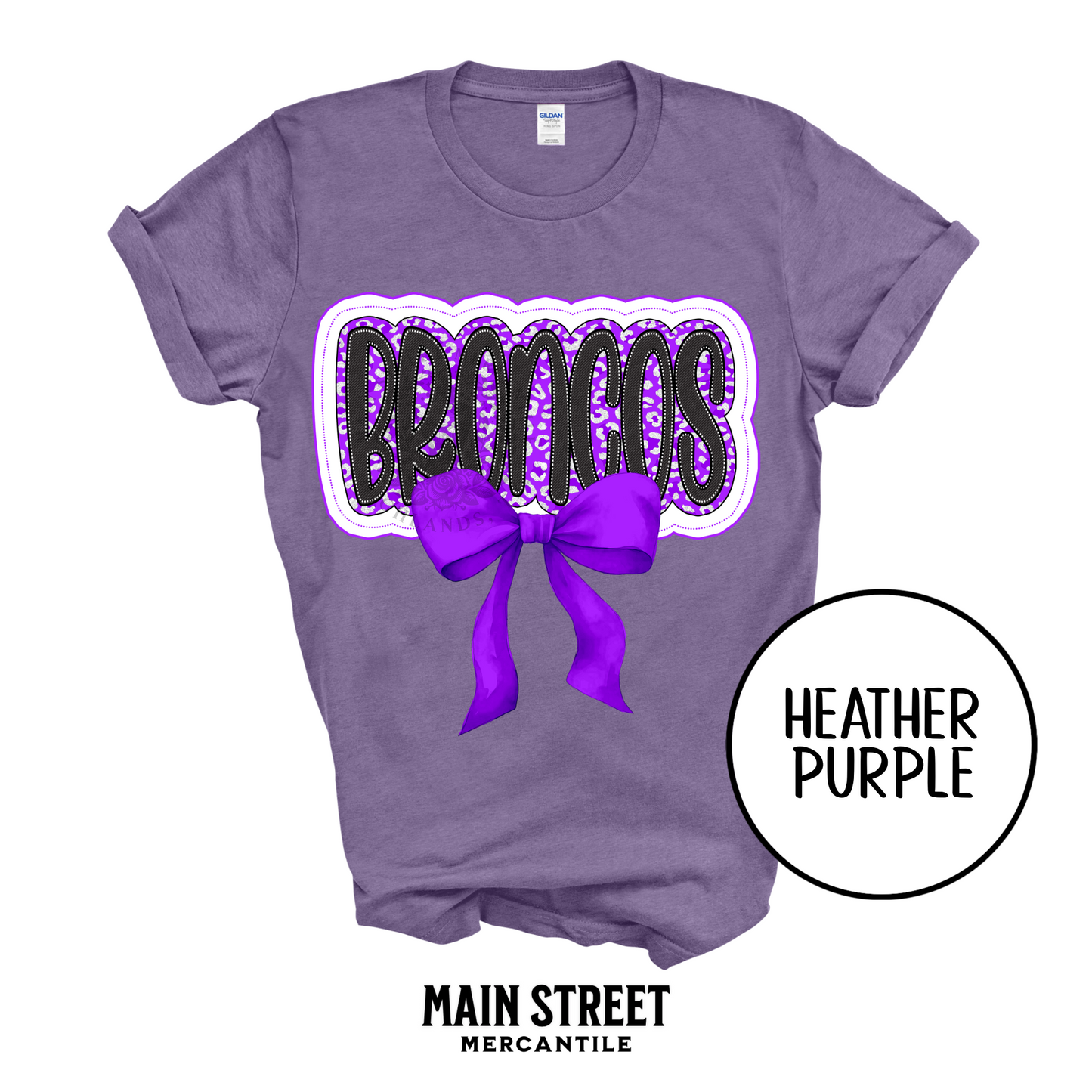Coquette Bow Broncos