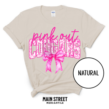 Pink Out Floral Cougars