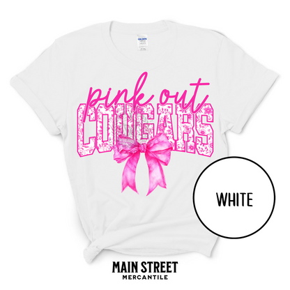 Pink Out Floral Cougars