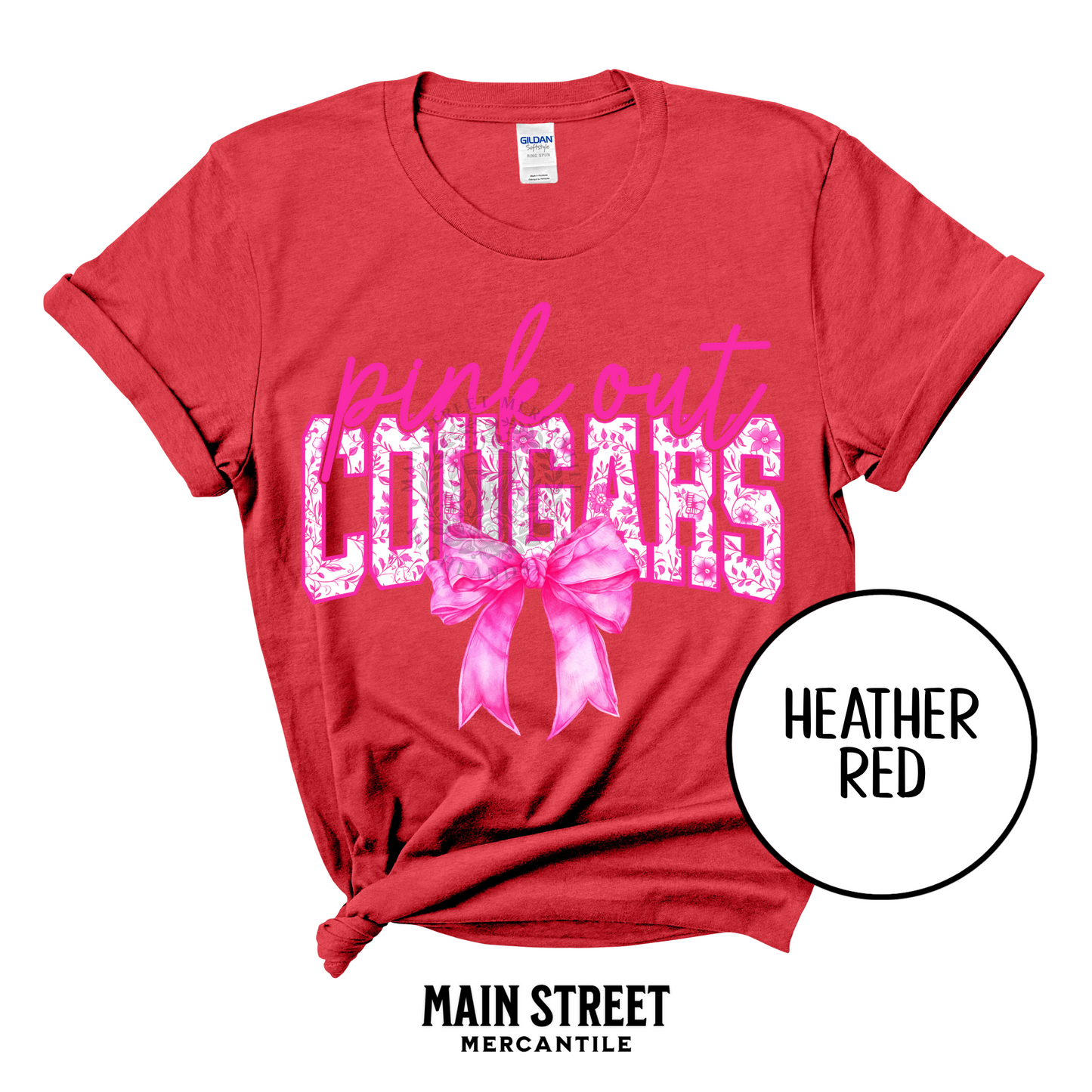Pink Out Floral Cougars