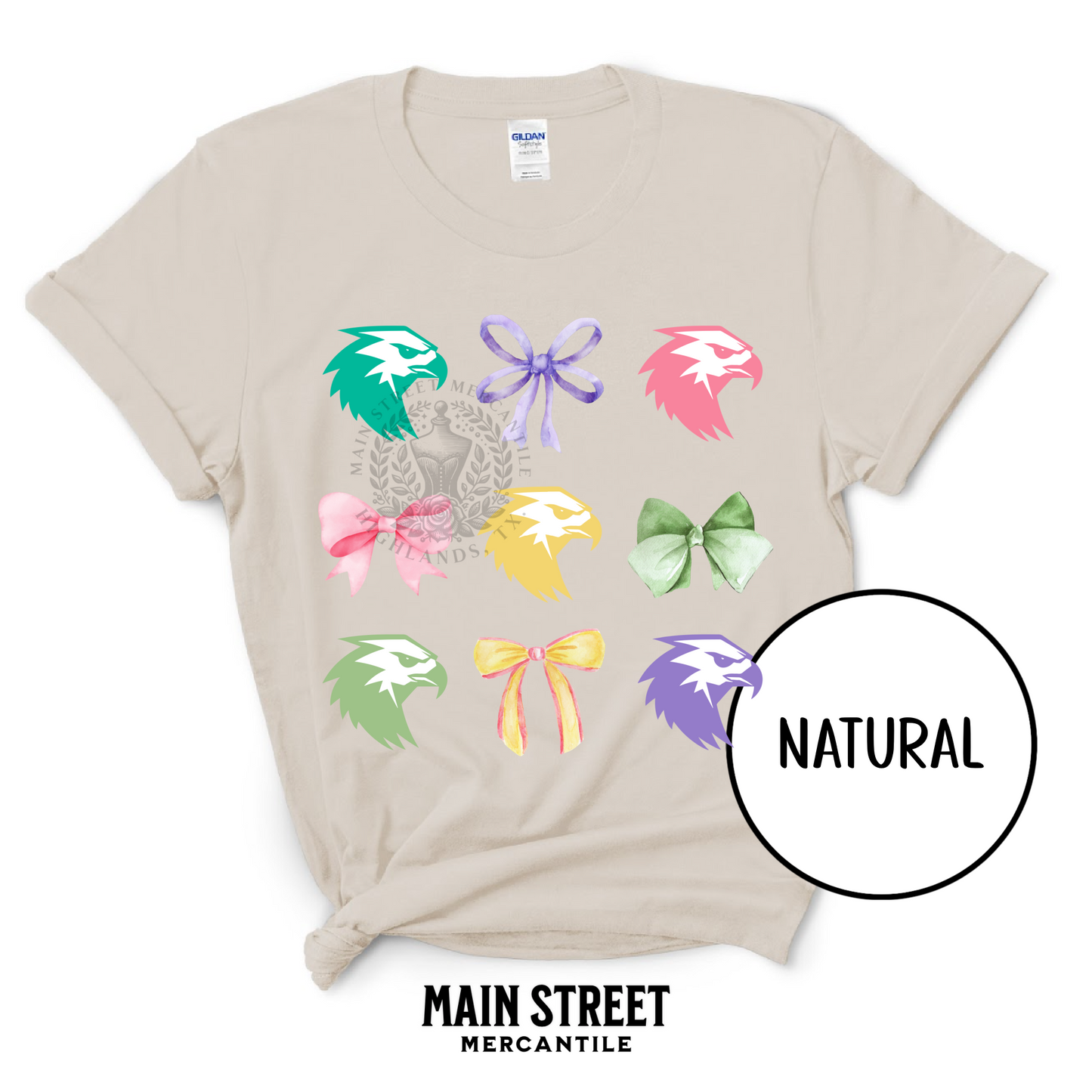 Pastel Coquette Bow Hawks
