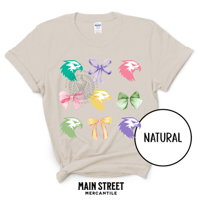 Pastel Coquette Bow Hawks