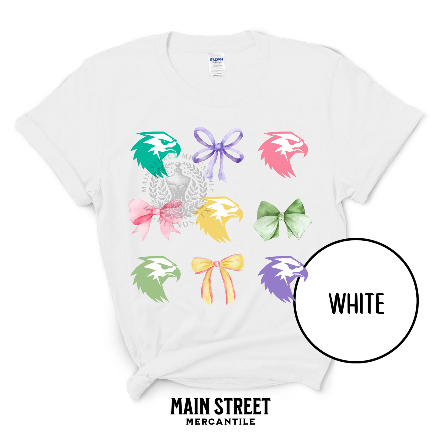Pastel Coquette Bow Hawks