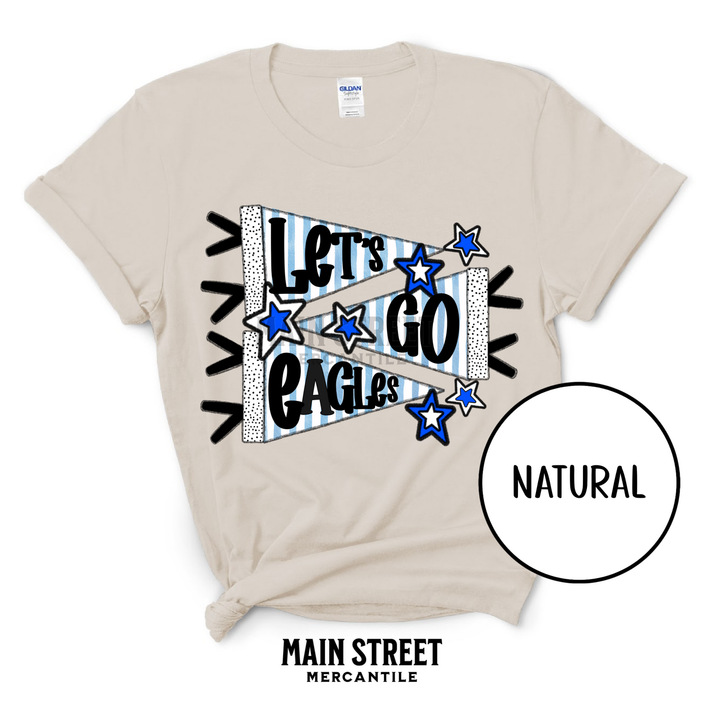 Let's Go Doodle Flag - BH Eagles