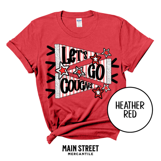 Let's Go Doodle Flag - Cougars