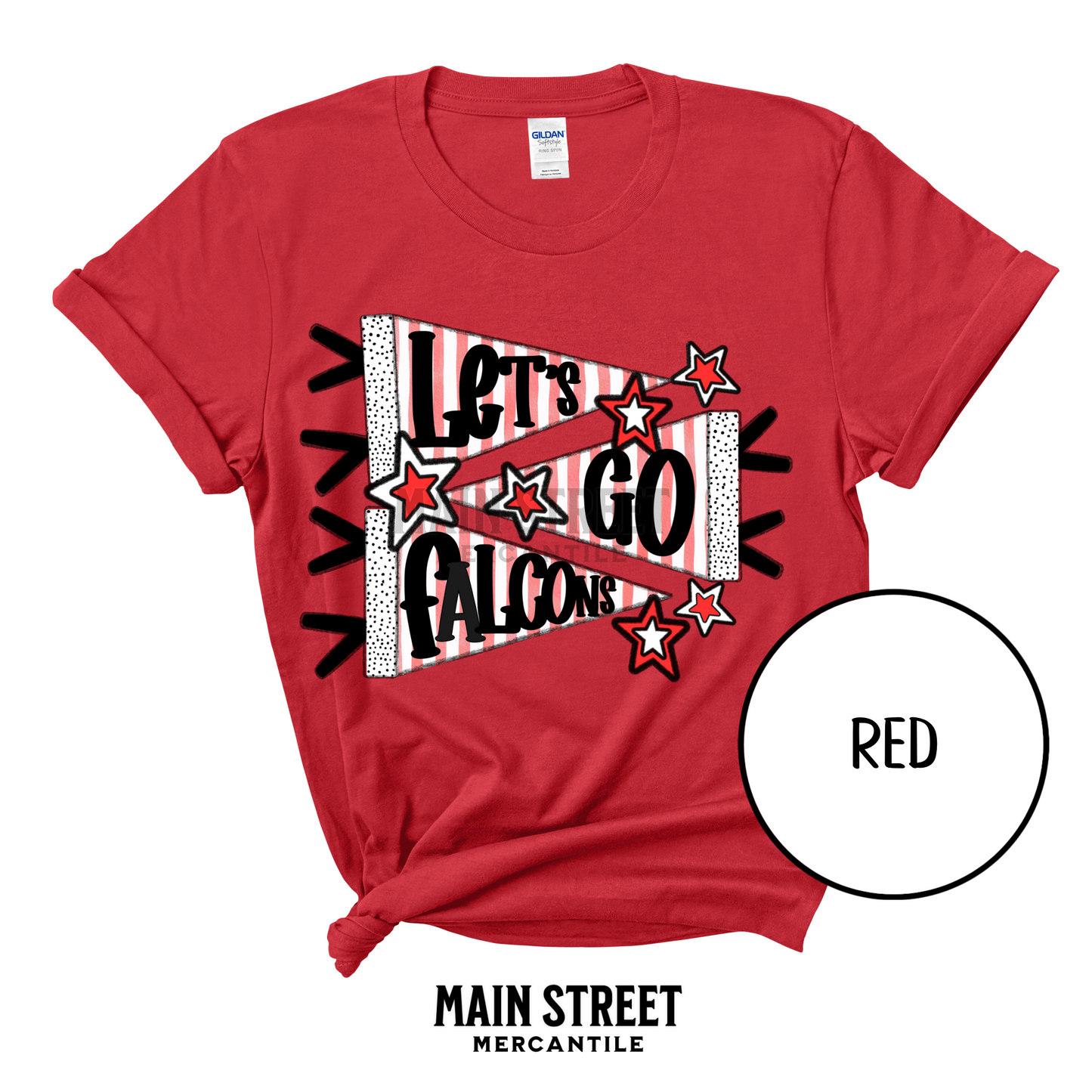 Let's Go Doodle Flag - Falcons