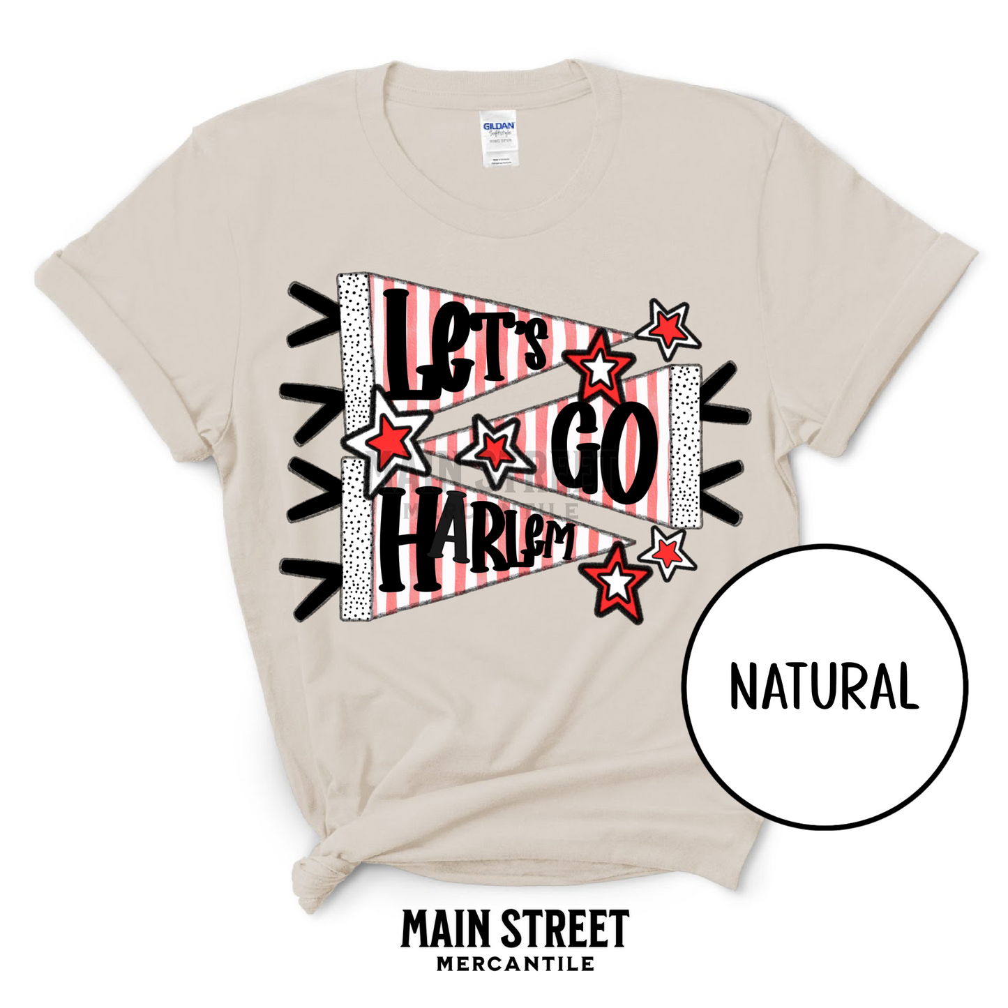Let's Go Doodle Flag - Harlem