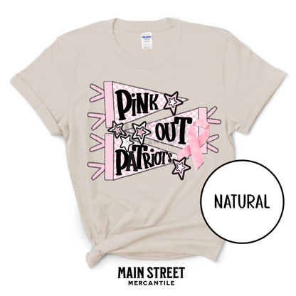 Pink Out Flag - Patriots