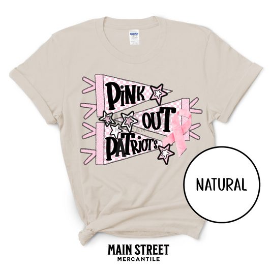 Pink Out Flag - Patriots