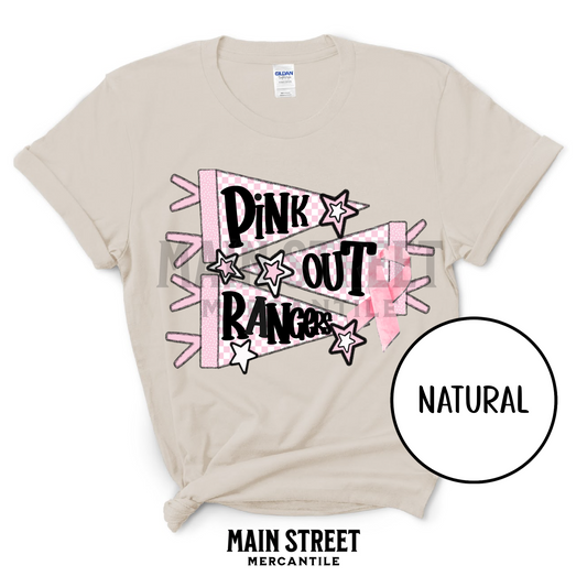 Pink Out Flag - Rangers