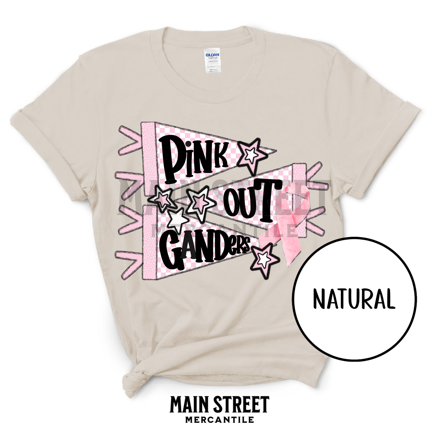 Pink Out Flag - Ganders