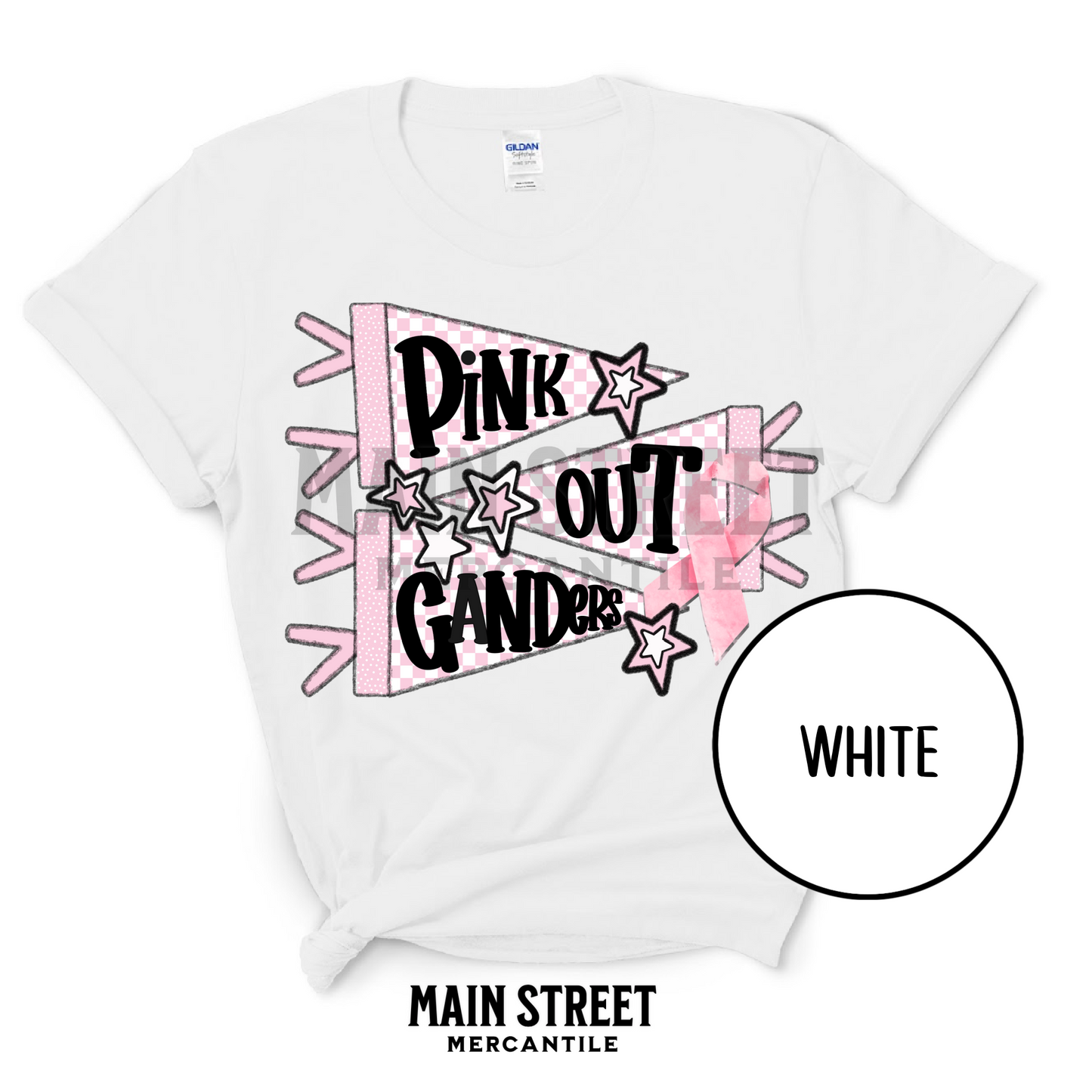 Pink Out Flag - Ganders
