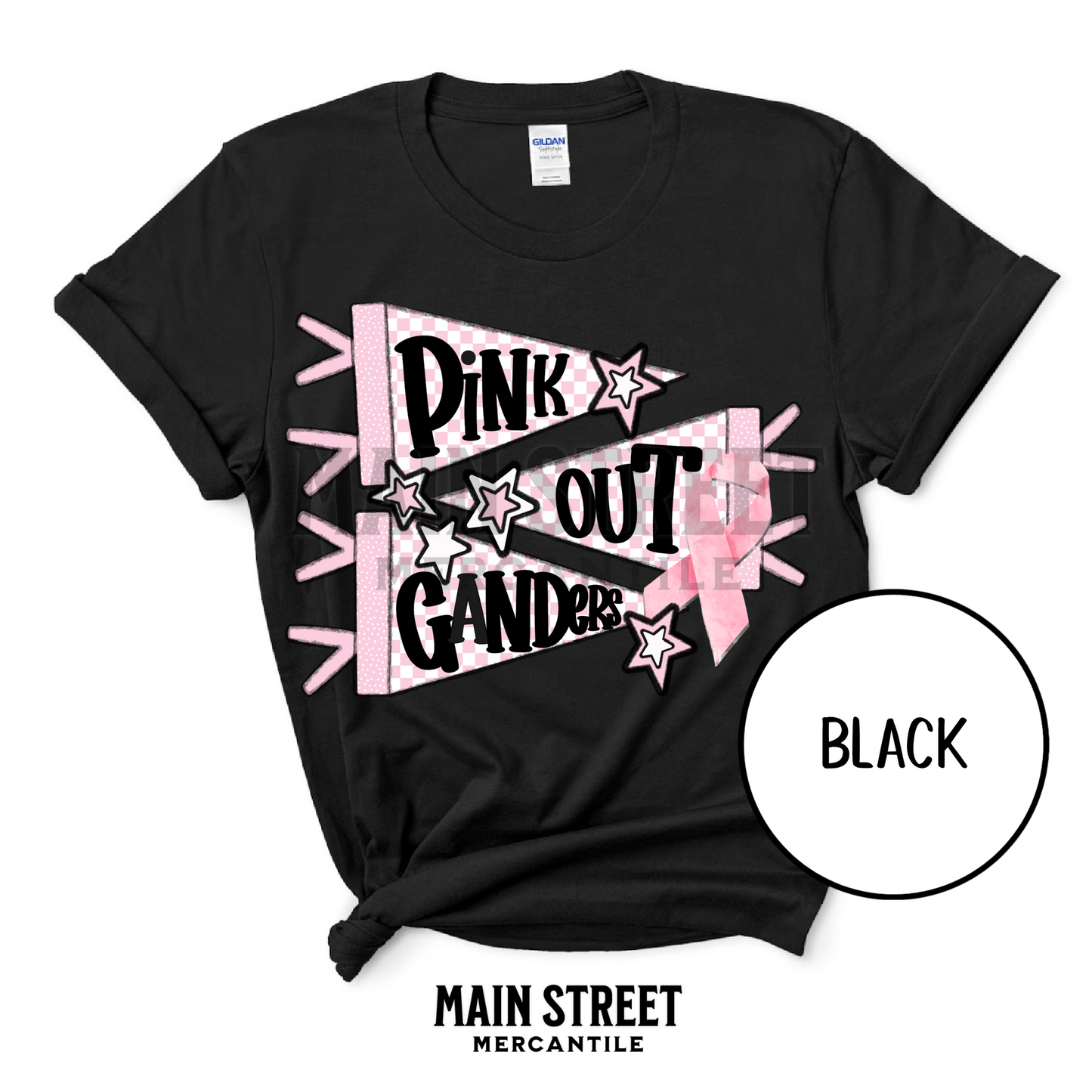 Pink Out Flag - Ganders