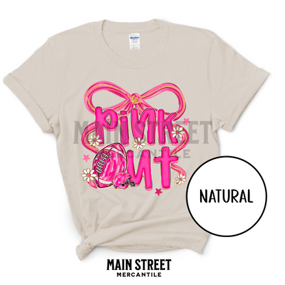 Pink Out Coquette Football