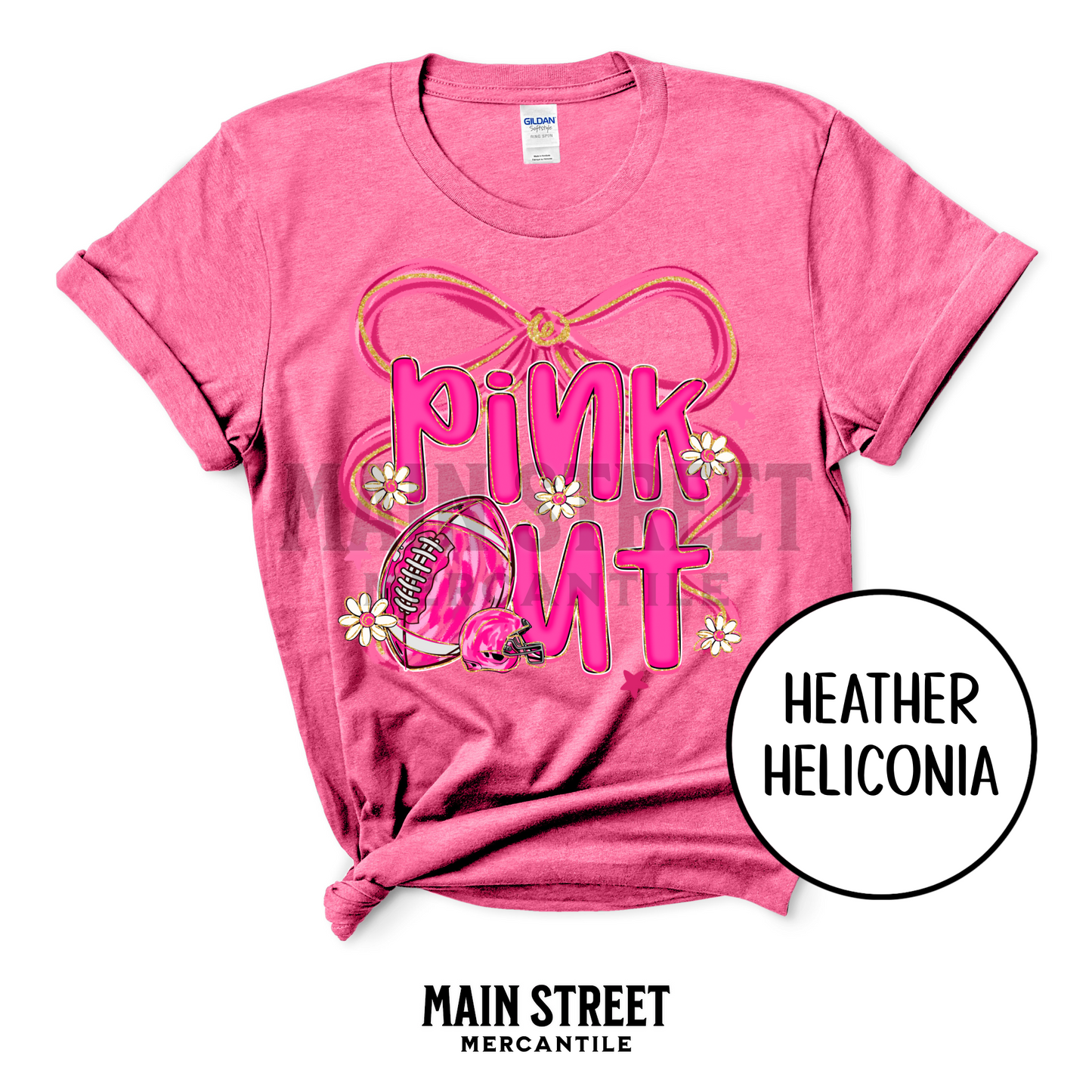 Pink Out Coquette Football