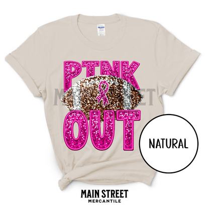 Faux Sequin Pink Out