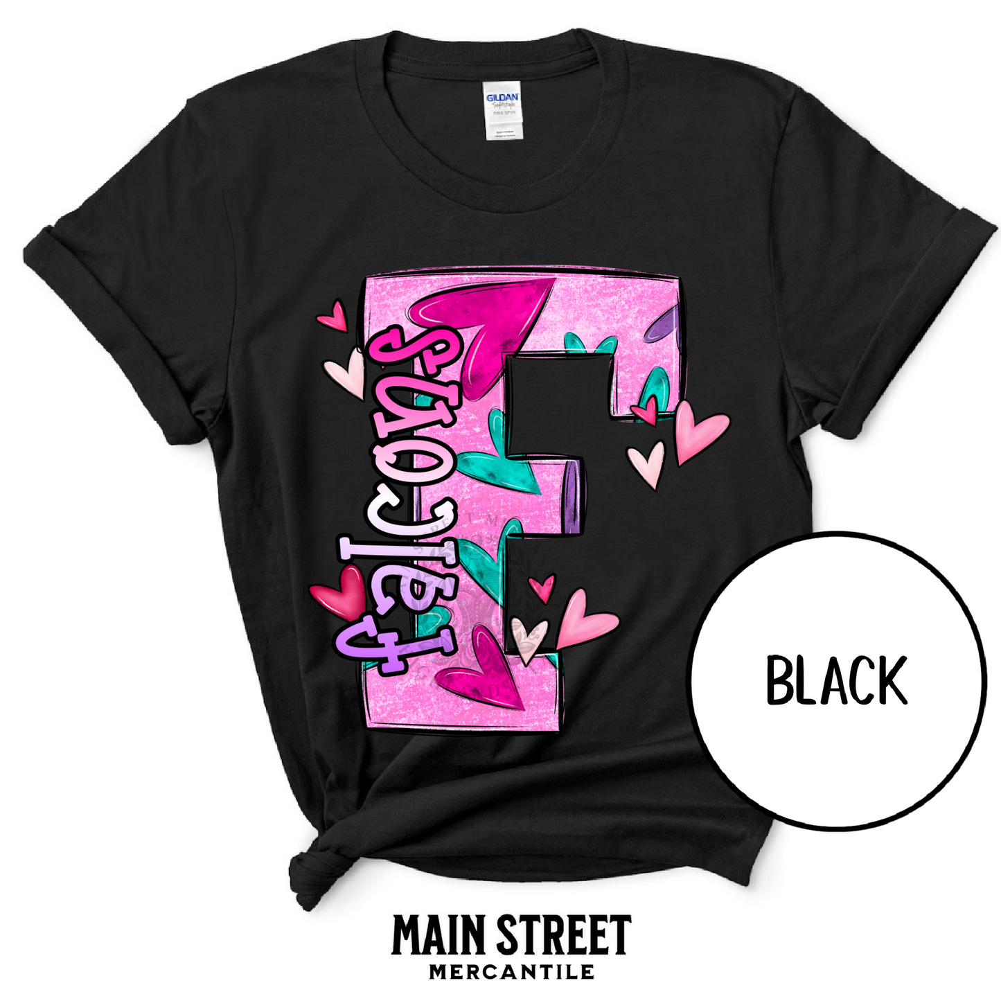 Retro Valentines Falcons