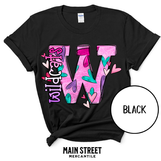 Retro Valentines Wildcats