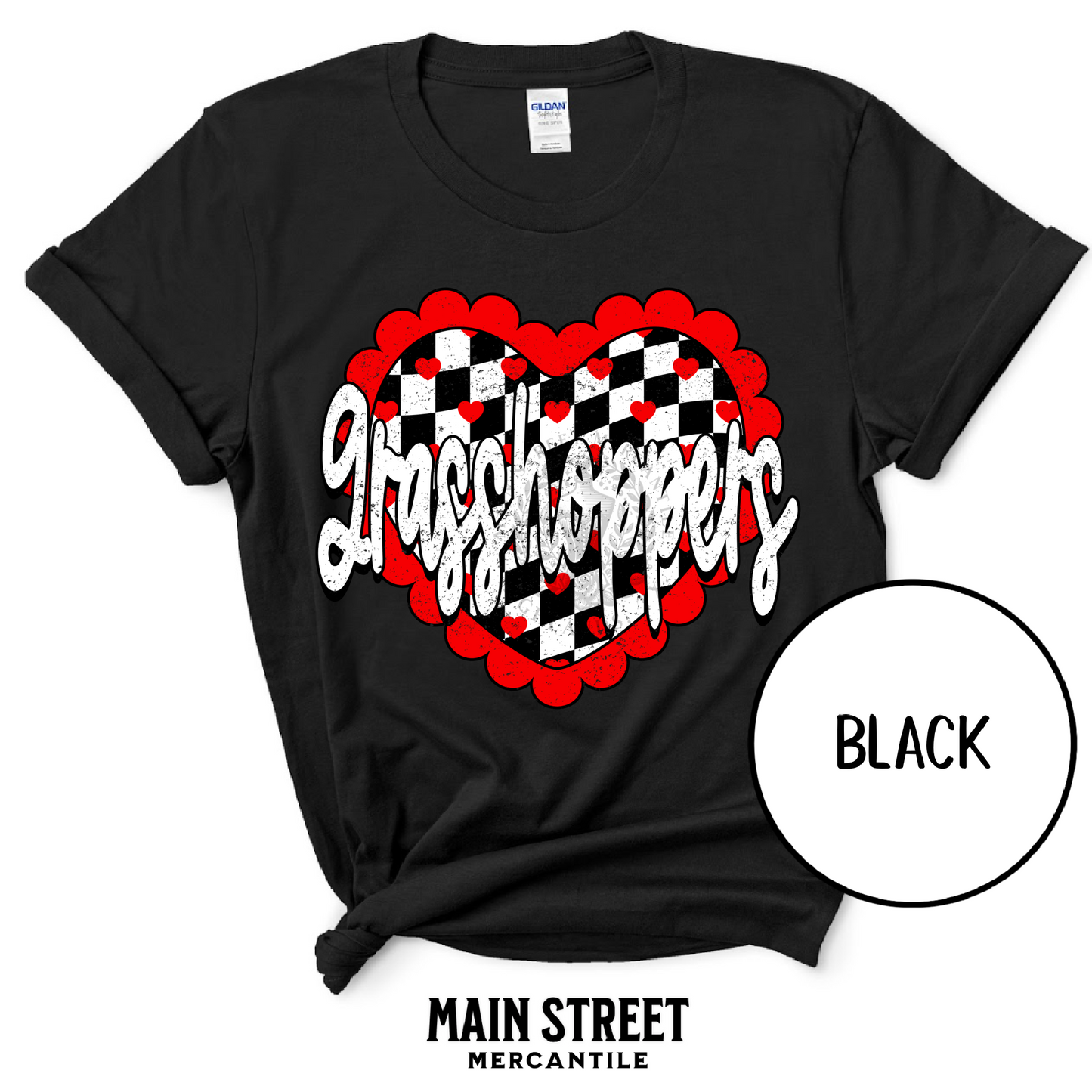 Checkered Heart Grasshoppers