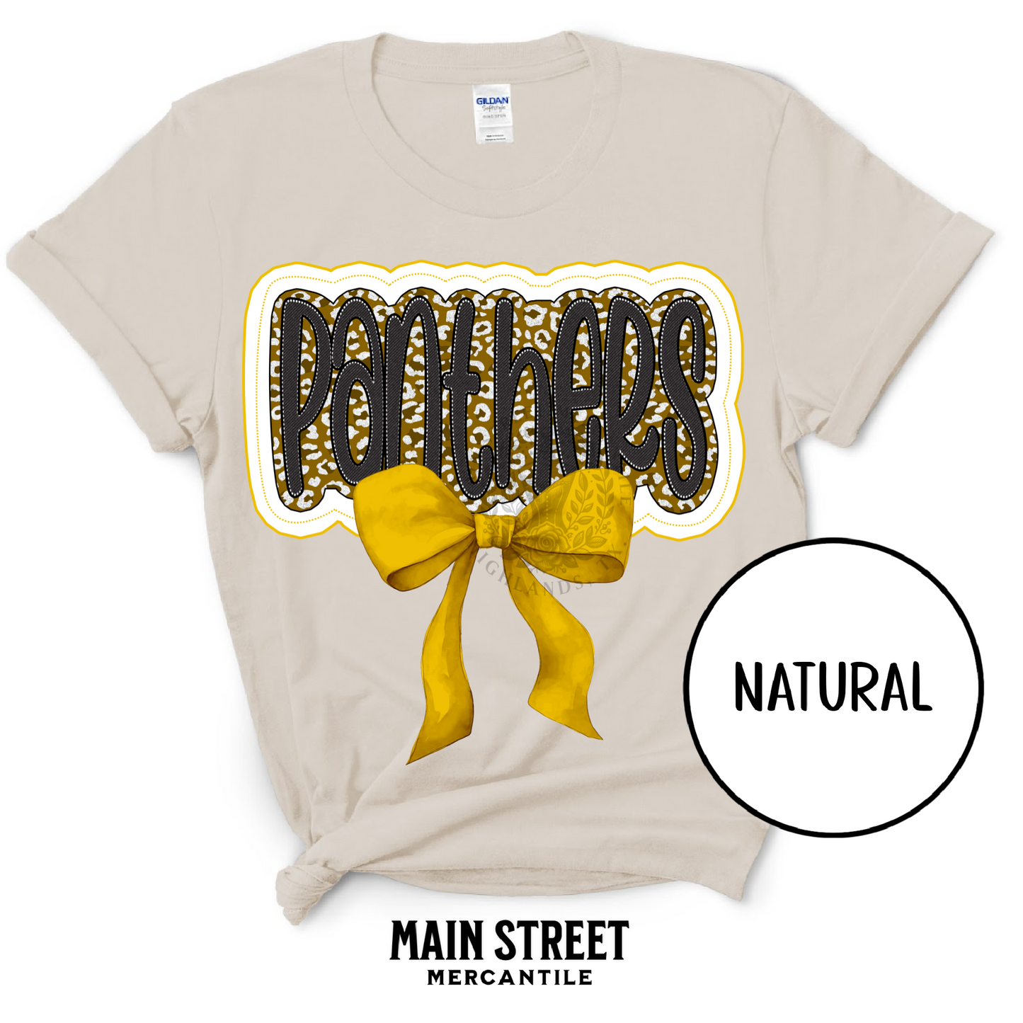 Coquette Bow Panthers