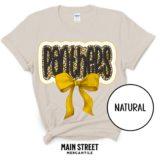 Coquette Bow Panthers