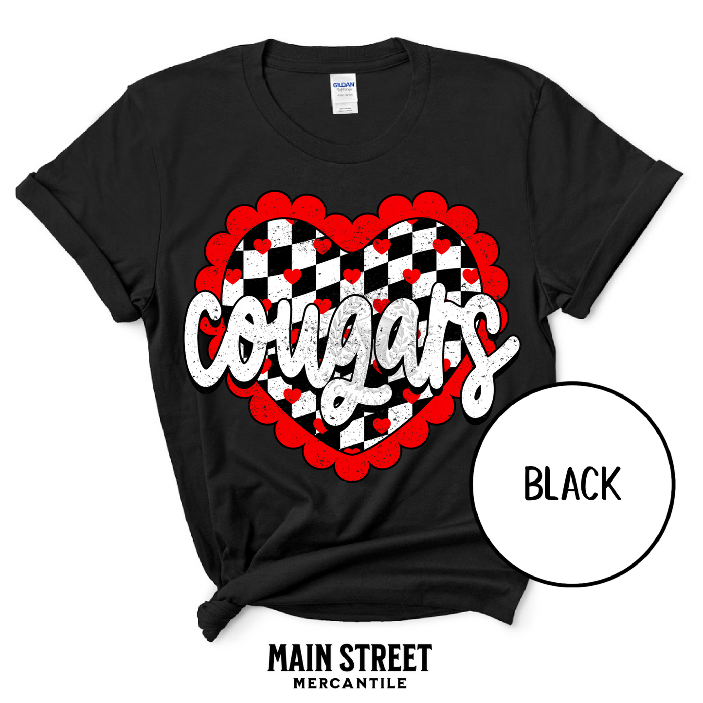 Checkered Heart Cougars