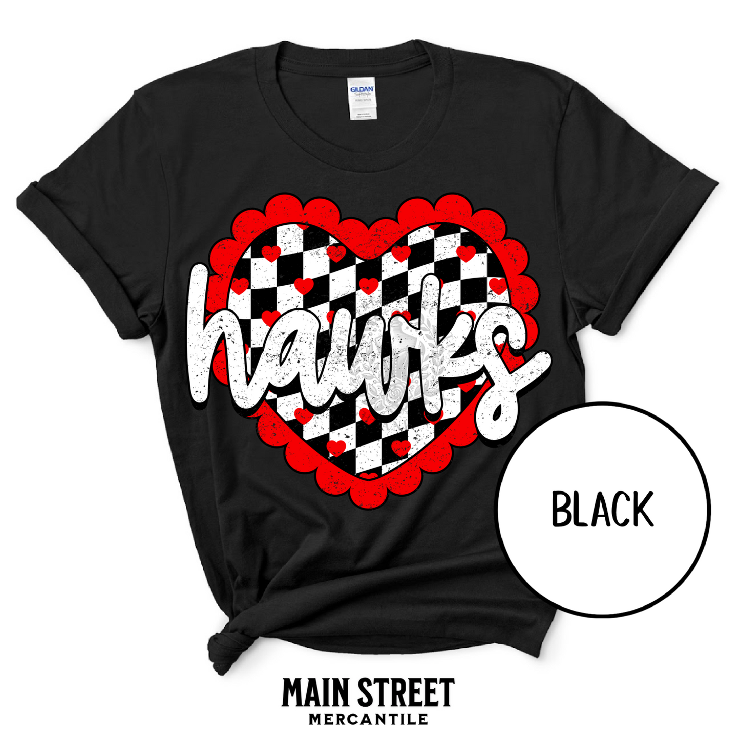 Checkered Heart Hawks
