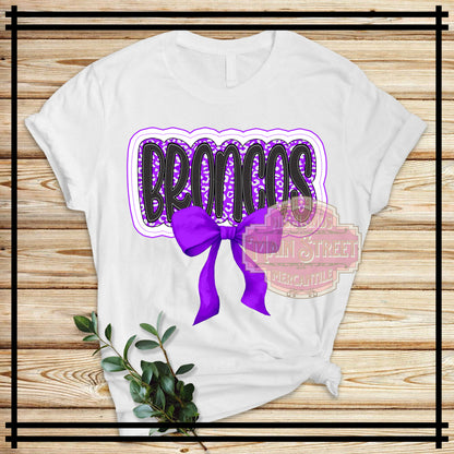 School Spirit Coquette Bow Tee