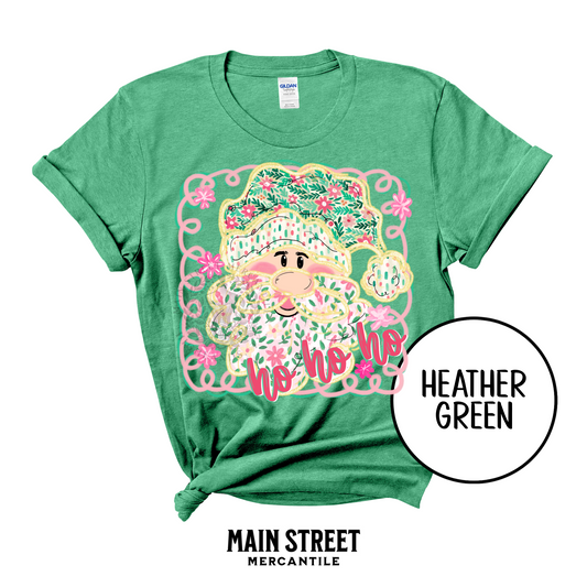 Pastel HO HO HO Santa