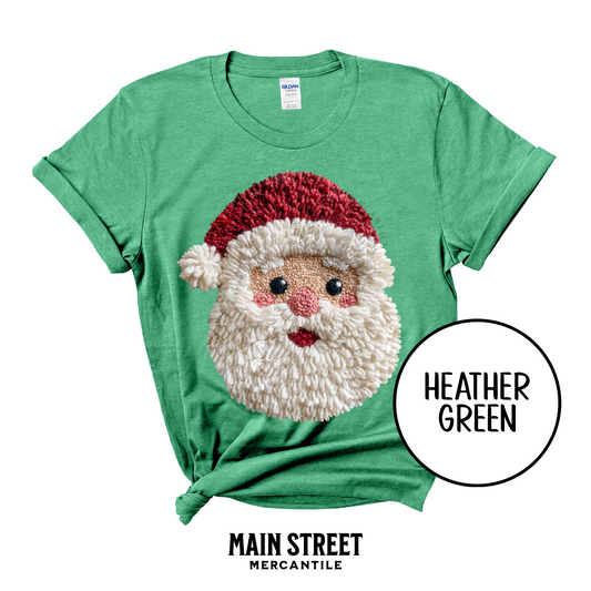 Faux Yarn Santa