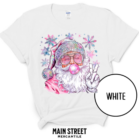 Bubblegum Snowflake Santa