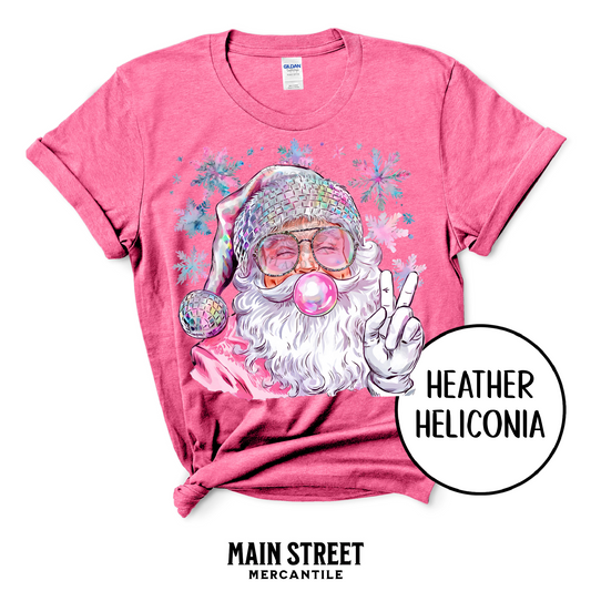 Bubblegum Snowflake Santa