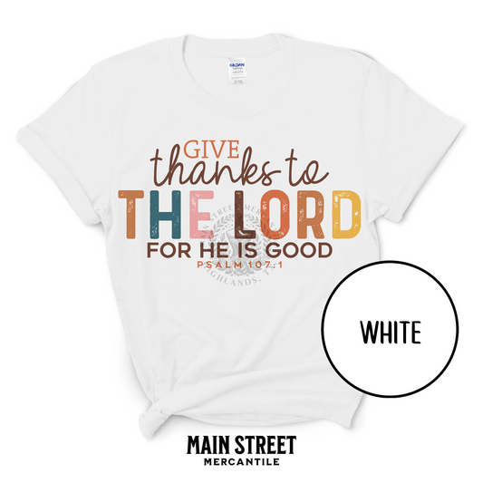 Give Thanks to the Lord