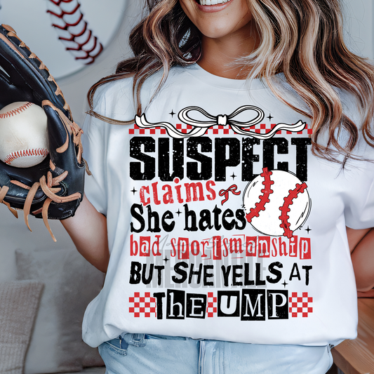 Yells at the Ump - Baseball