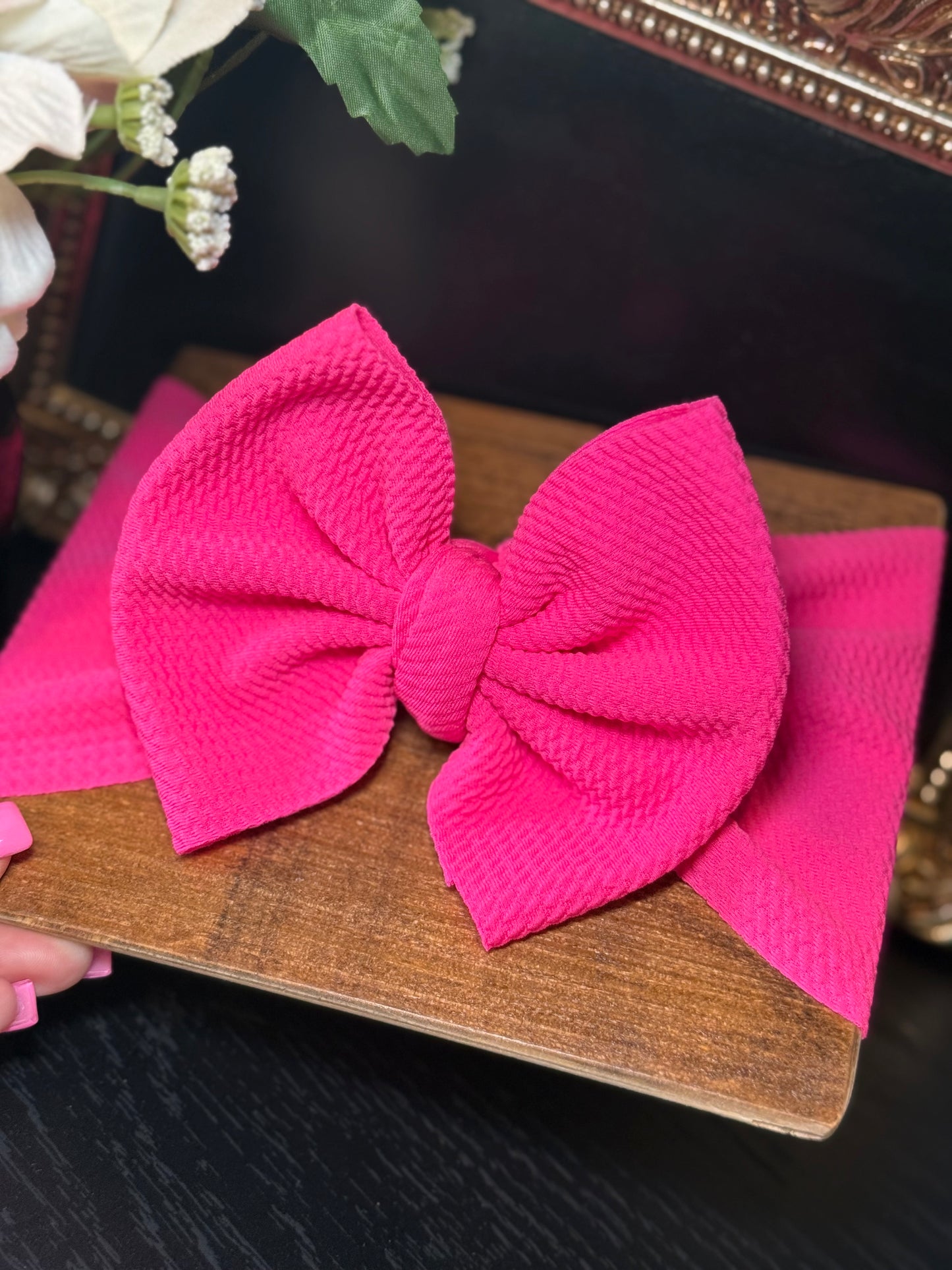 Mamacita Pink Headwrap - (0-3m)