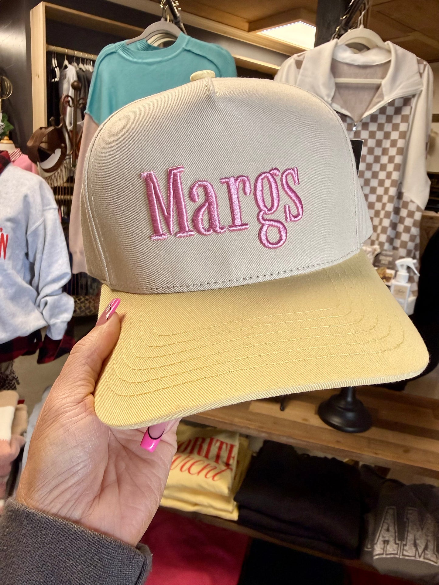 Margs Yellow Bill Hat
