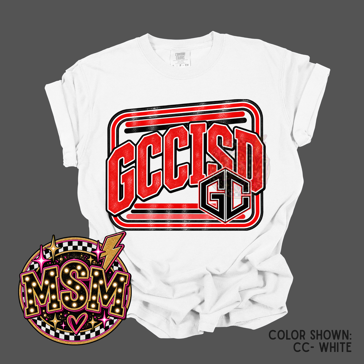 Varsity Square Mascot - GCCISD Red