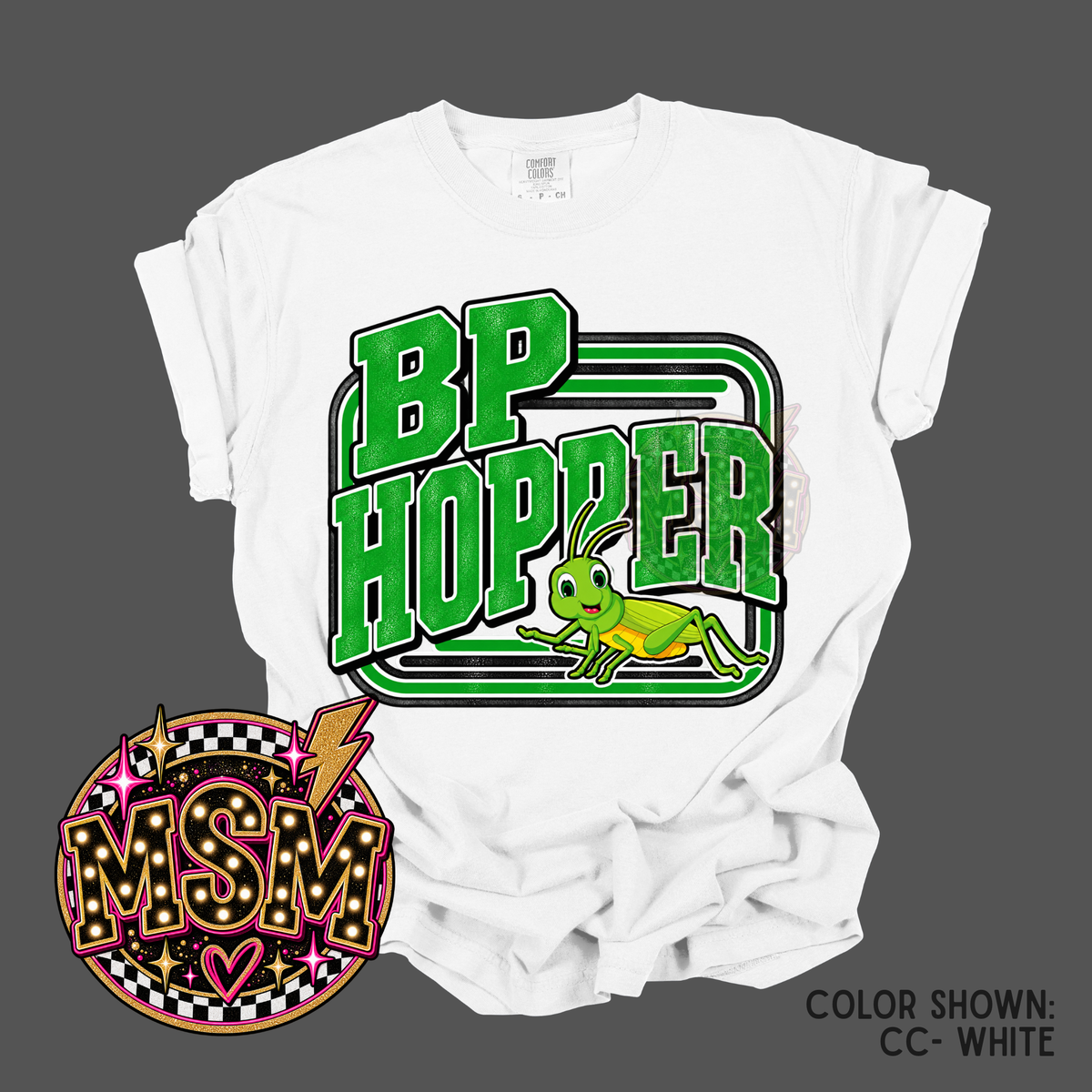 Varsity Square Mascot - BP Hopper