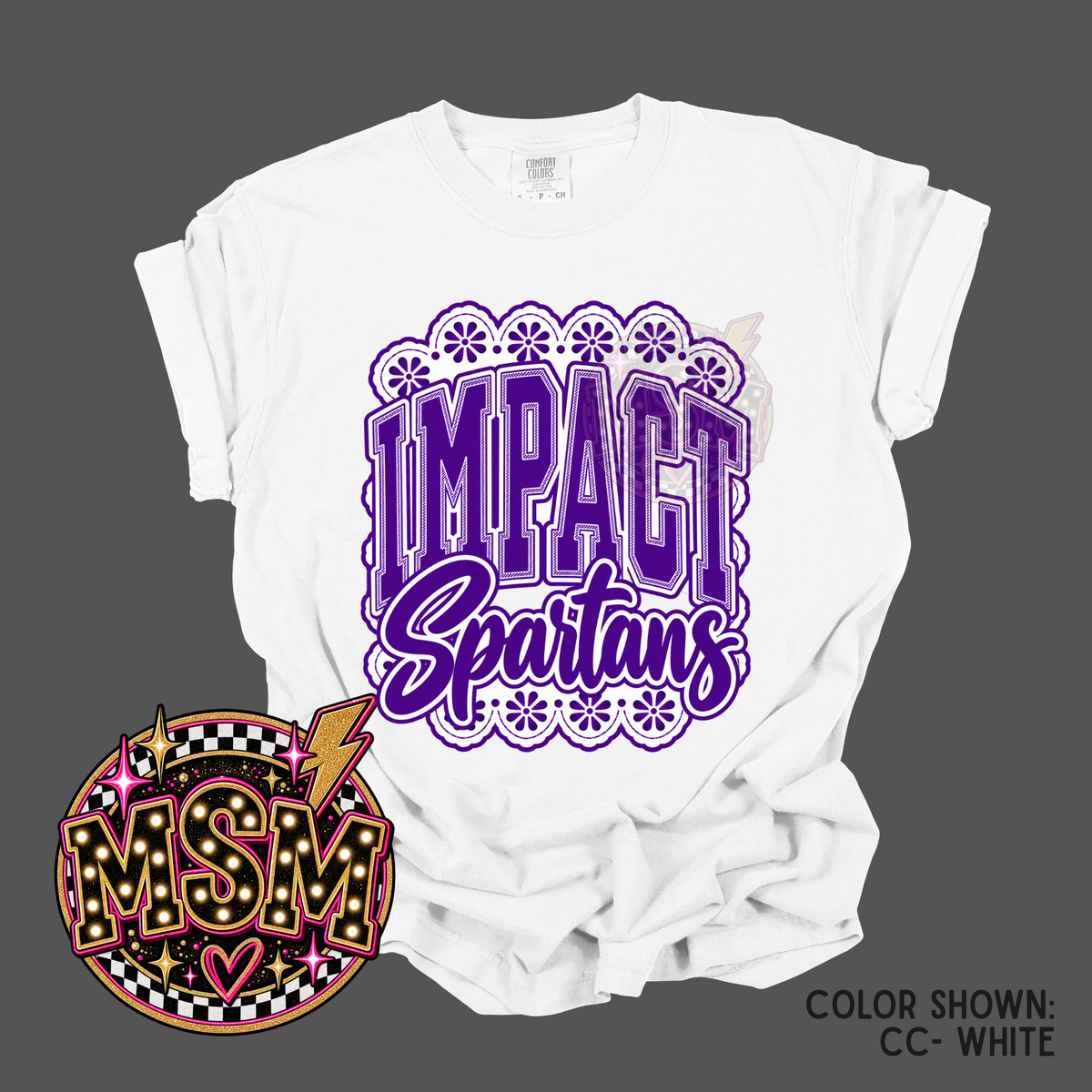 Lace Mascot - Impact Spartans