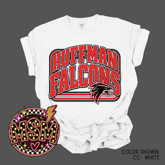Varsity Square Mascot - Huffman Falcons