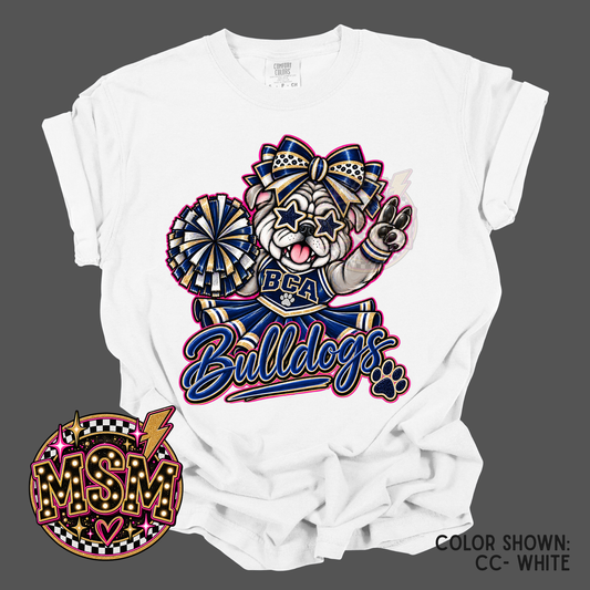 Cheer Doodle Mascot - Bulldogs BCA