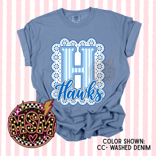 Lace Mascot - Hawks