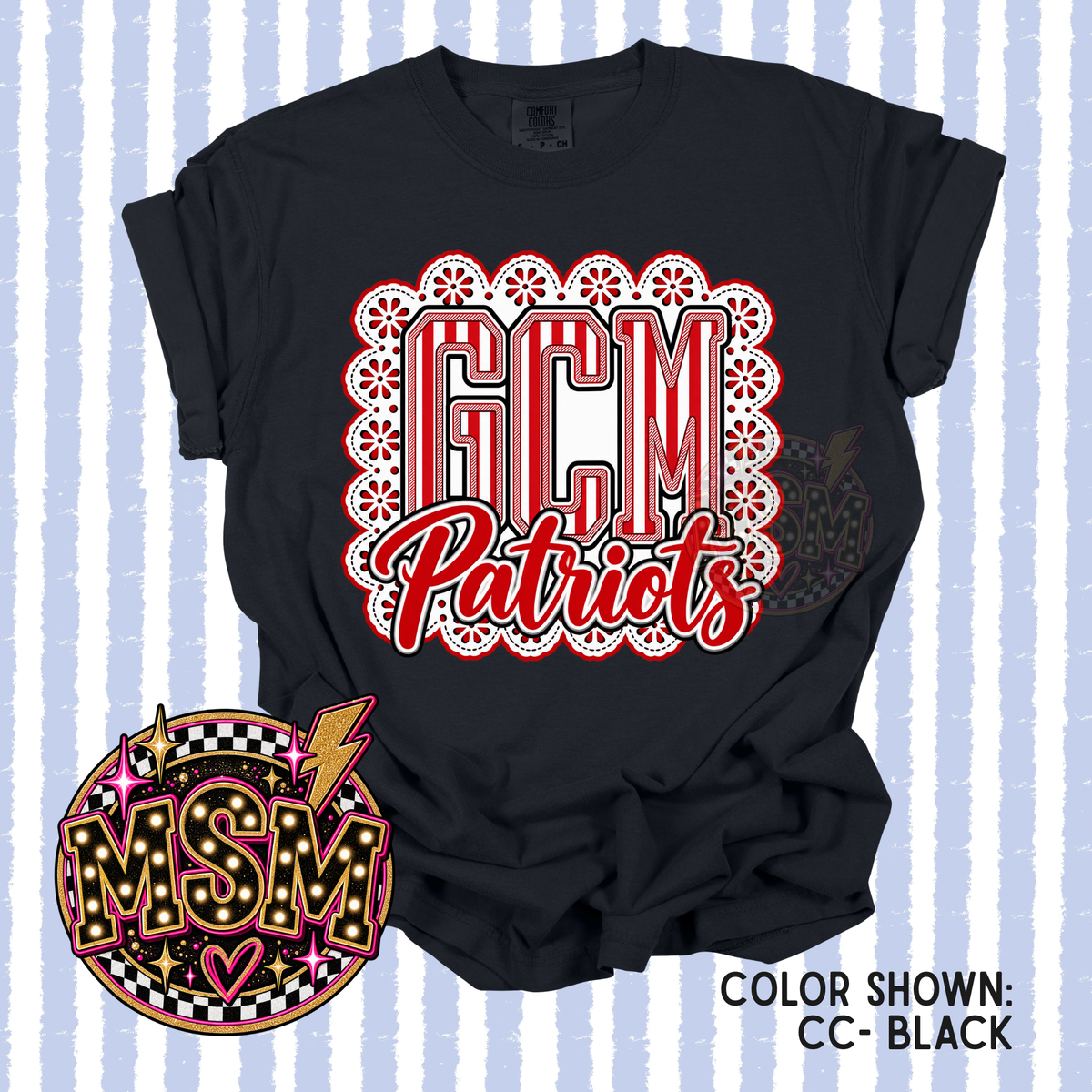 Lace Mascot - Patriots