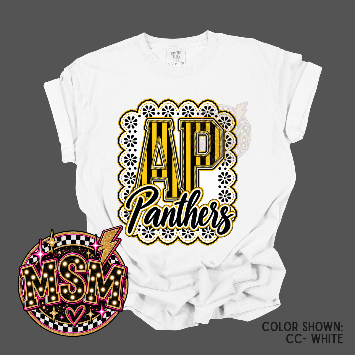 Lace Mascot - Anahuac Panthers